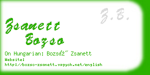 zsanett bozso business card